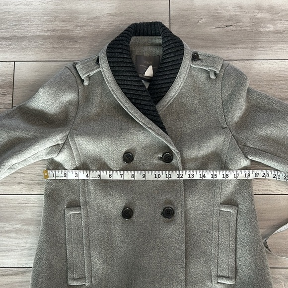J Crew Stadium cloth by Nello Gori size 6 wool blend jacket gray - Picture 10 of 13